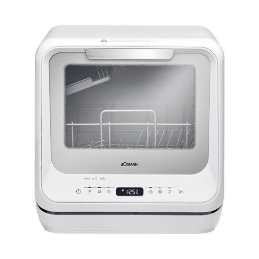 Geschirrspüler Bomann TSG 5701 2 Maßgedecke D LED Extra Dry Anti-Bac Kompakt 58 dB