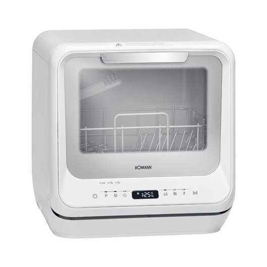 Geschirrspüler Bomann TSG 5701 2 Maßgedecke D LED Extra Dry Anti-Bac Kompakt 58 dB