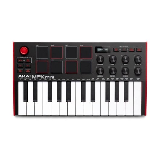 Teclado MIDI Akai MPK Mini MK3 25 llaves USB pads negro