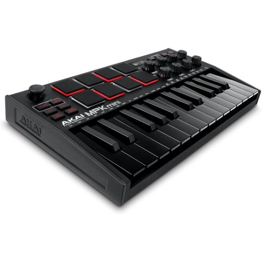 Teclado MIDI Akai Pro MPK Mini MK3 25 teclas Pads USB compacto negro