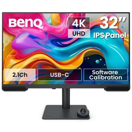 Monitor BenQ PV3200U 32" UltraHD 4K 60Hz IPS HDR10 USB-C Audio 2.1 Calman