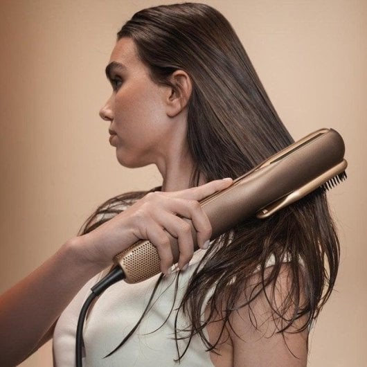 Prancha de Cabelo Queratina 2 em 1 Cecotec AirLisse 2in1 ForceDry Black 4 Temperaturas Antifrizz Preto