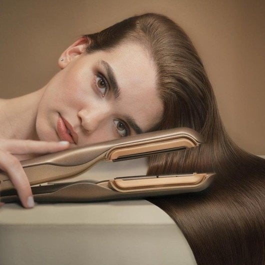 Piastra aria Cecotec AirLisse 2in1 ForceDry Black 19,7 m/s Motore Brushless Plasma