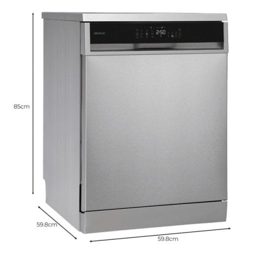 Lavavajillas Cecotec Bolero Aguazero 6800 14 cubiertos Clase A Inox