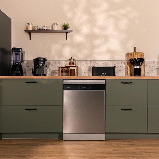 Lavavajillas Cecotec Bolero Aguazero 6800 14 couverts Classe A Inox Silencieux