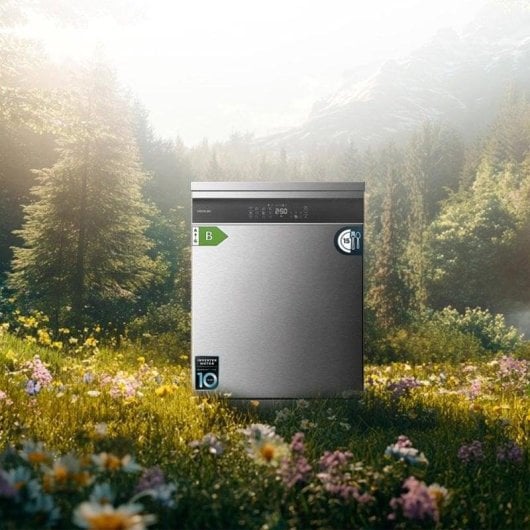 Lavavajillas Cecotec Bolero Aguazero 6800 14 couverts Classe A Inox Silencieux