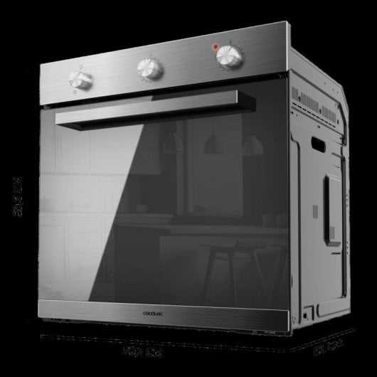 Herd Cecotec Bolero Hexa C136000 Mirror Time 77L Timer 2800W Dampfreinigung Glaskerntür