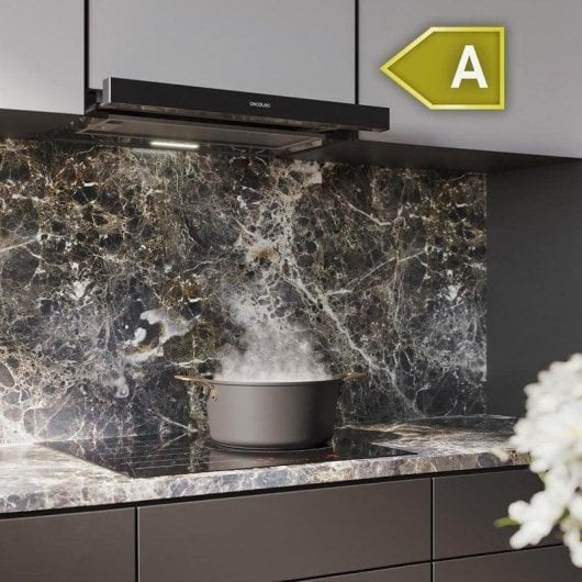 Campana extractora Cecotec Flux TLM 603500 Telescopica 60cm LED nera