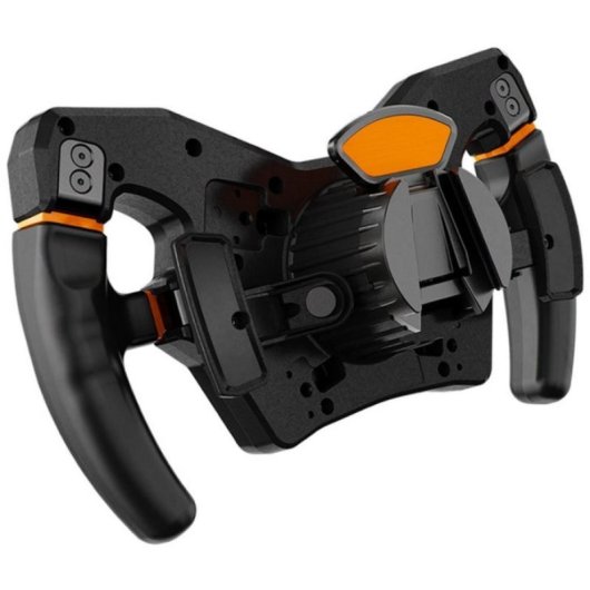 Asetek SimSports Forte Formula 25-Tasten-Lenkrad mit Schnellverschluss, Aluminium, Carbonschwarz