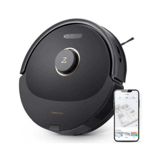 Robot Aspirador Roborock Q8 Max 5500Pa DuoRoller LiDAR Controlo Inteligente Preto