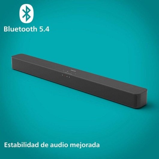 Barra de Som Philips TAB4000 2.0 30W Bluetooth HDMI ARC Preta