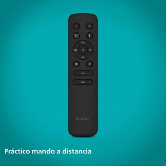 Barra de Som Philips TAB4000 2.0 30W Bluetooth HDMI ARC Preta