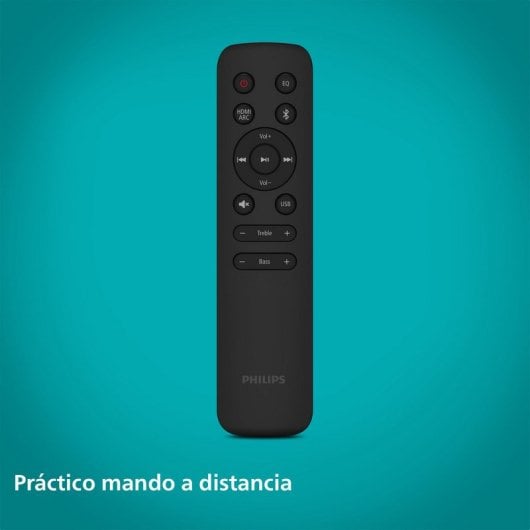 Philips TAB4000 Barra de Sonido Bluetooth 2.0 Canales 60W HDMI ARC Negro Reacondicionado