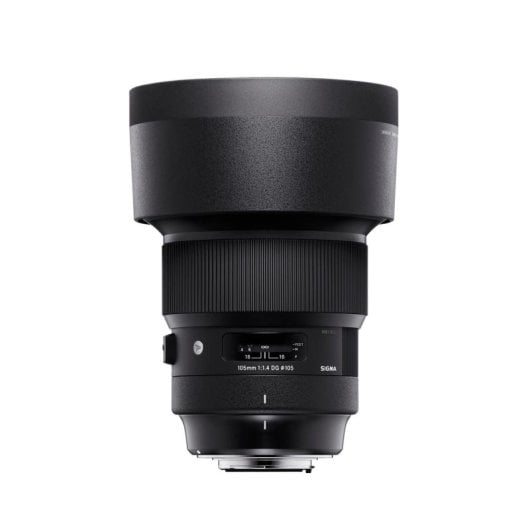 Objectif Sigma 105 mm F1.4 DG HSM Art Sony E APS-C/plein format, pare-soleil inclus