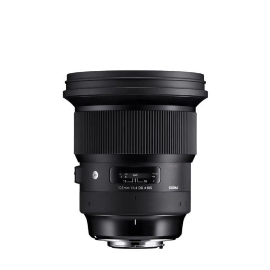 Objectif Sigma 105 mm F1.4 DG HSM Art Sony E APS-C/plein format, pare-soleil inclus