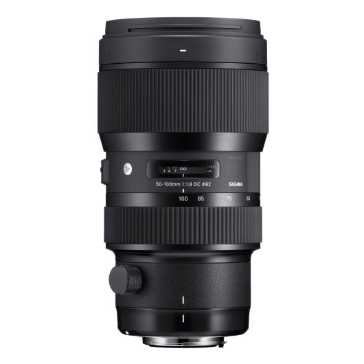 Sigma A 50-100 F1.8 DC HSM Nikon 21/15 Telezoomobjektiv 82 mm Schwarz