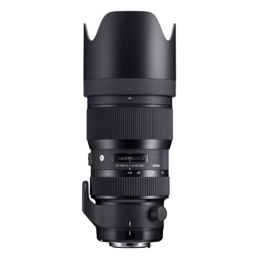 Sigma A 50-100 F1.8 DC HSM Nikon 21/15 Telezoomobjektiv 82 mm Schwarz