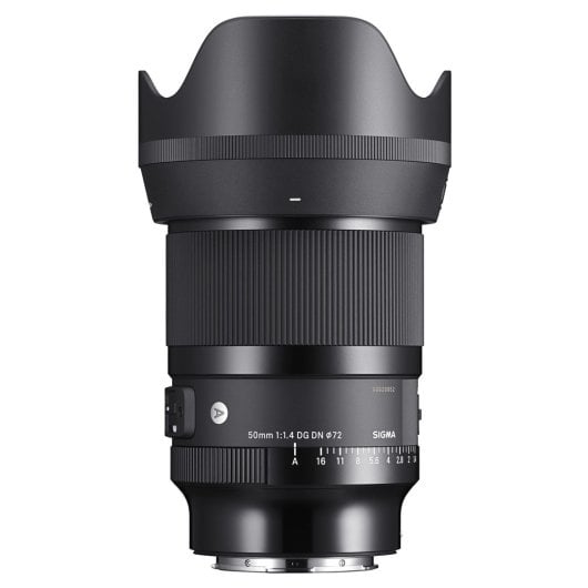 Objectif Sigma 315965 Sony E 14 éléments/11 groupes 72 mm f/0,45 m noir