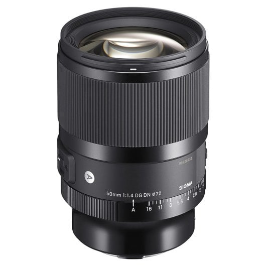 Objectif Sigma 315965 Sony E 14 éléments/11 groupes 72 mm f/0,45 m noir