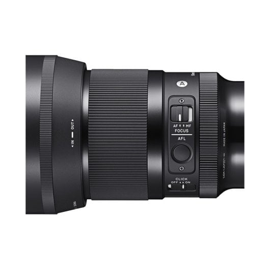 Objectif Sigma 315965 Sony E 14 éléments/11 groupes 72 mm f/0,45 m noir