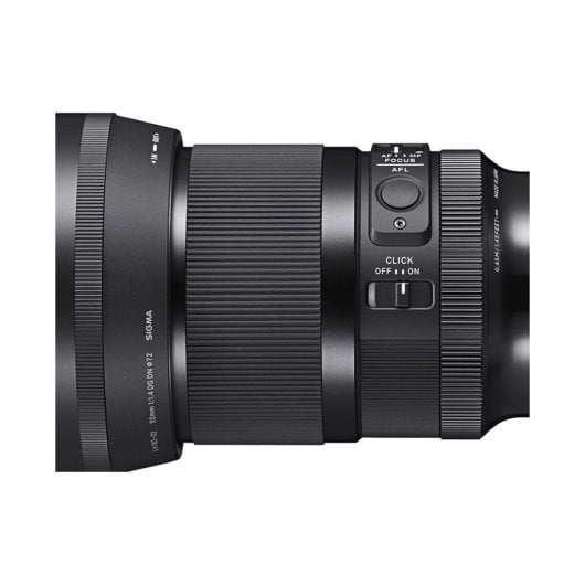 Objectif Sigma 315965 Sony E 14 éléments/11 groupes 72 mm f/0,45 m noir