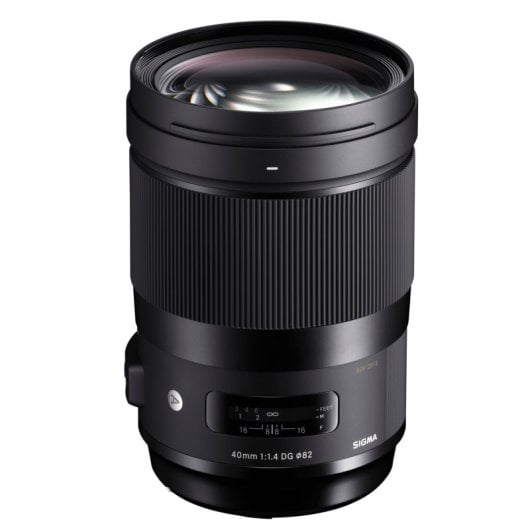 Objetivo Sigma 40mm F1.4 DG HSM Art Sony E 16/12 Autoenfoque 82mm Negro