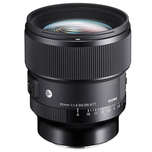 Sigma 85 mm f1.4 DG DN ART Sony E Teleobjektiv, 15/11 Elemente, 77 mm Filter, Schwarz