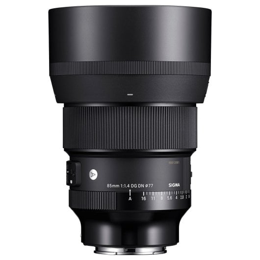 Sigma 85 mm f1.4 DG DN ART Sony E Teleobjektiv, 15/11 Elemente, 77 mm Filter, Schwarz