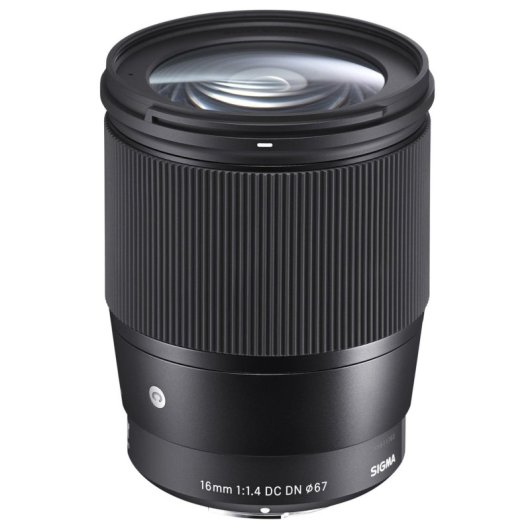 Objectif grand angle Sigma Sony E 16/13 0,25 m AF, noir, pare-soleil en plastique 405 g