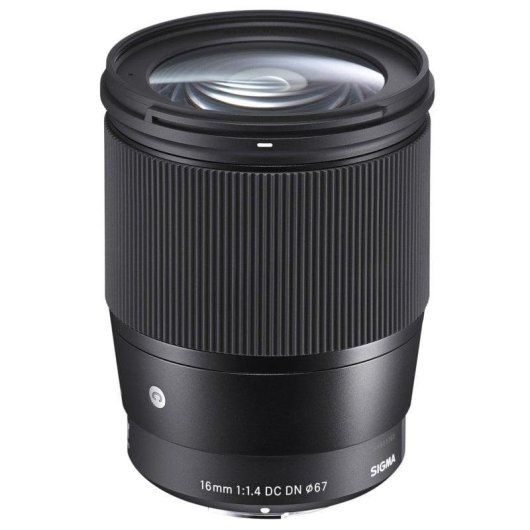 Obiettivo Sigma Sony E 16 mm Grandangolo AF Plastica Nero Paraluce