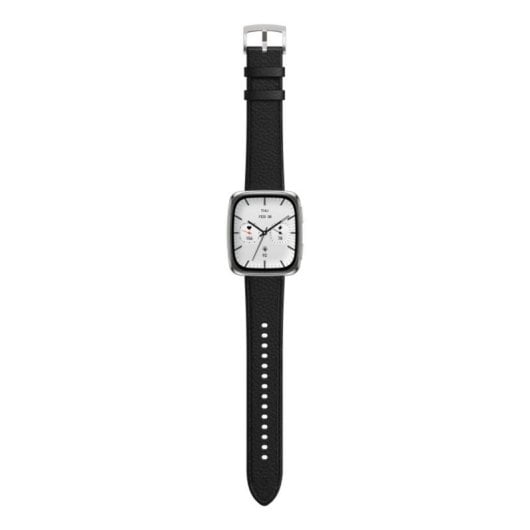 Amazfit Active 2 Square Premium NFC Smartwatch 1.75" AMOLED Zafiro GPS Plata con 2 Correas