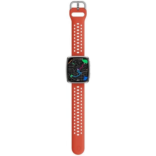 Amazfit Active 2 Square Premium NFC Smartwatch 1.75" AMOLED Zafiro GPS Plata con 2 Correas
