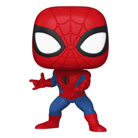 Figurine de collection Funko Spider-Man Marvel en vinyle multicolore 94 mm, boîte à fenêtre