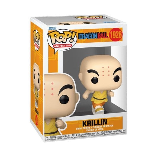 Funko POP! Animation Krillin Dragon Ball Sammelfigur, mehrfarbig, Vinyl, 84 mm