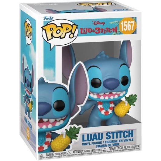 Funko Stitch Lilo & Stitch Vinyl-Sammelfigur 98 mm blau mehrfarbig