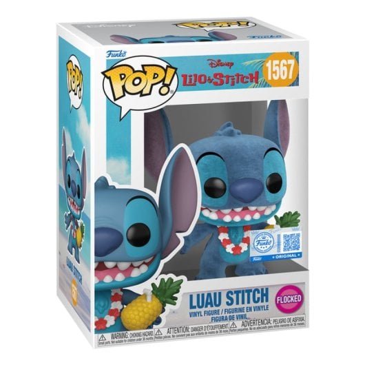 Figurine de collection Funko Stitch Lilo & Stitch en vinyle 98 mm bleu multicolore