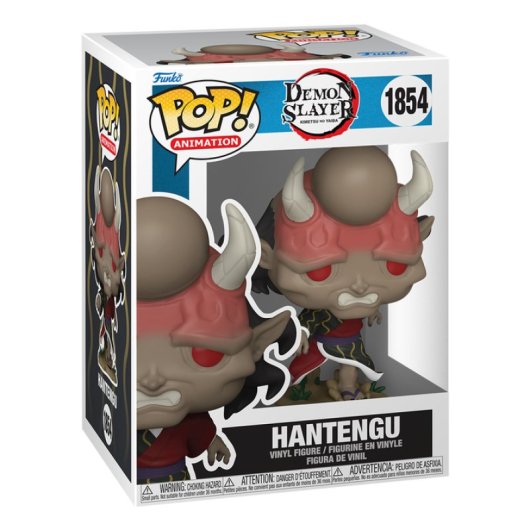 Figura colecionável Funko Hatengu Demon Slayer em vinil multicolorido, caixa com janela de 114 mm