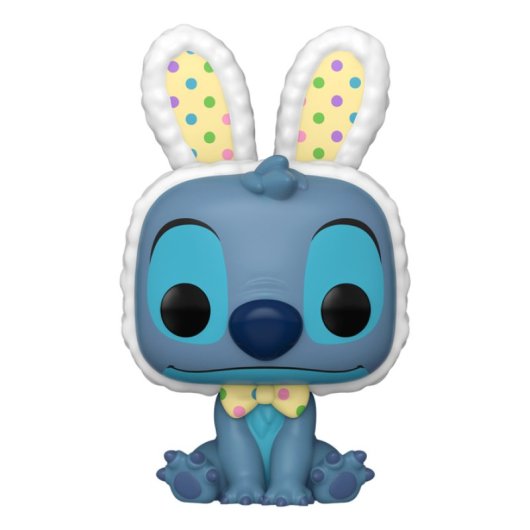 Figura coleccionable Funko Stitch Easter Bunny Vinilo Disney Azul 102mm