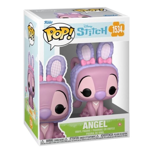 Figura coleccionable Funko Angel (Easter Bunny) Disney Lilo & Stitch Vinilo 10,2cm Edición especial