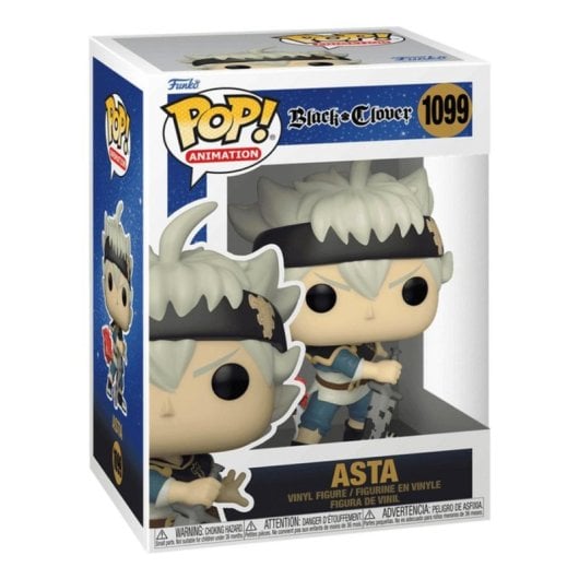 Figura colecionável Funko Inc Asta Black Clover vinil multicolor 121mm