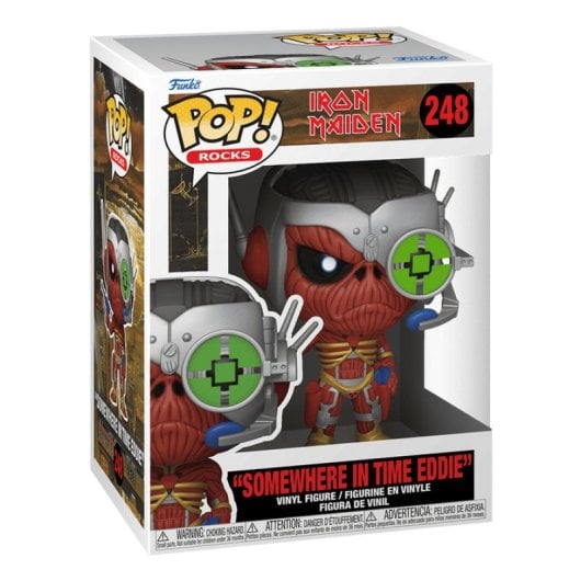 Figura colecionável Funko Somewhere in Time Eddie em vinil multicolorido Iron Maiden