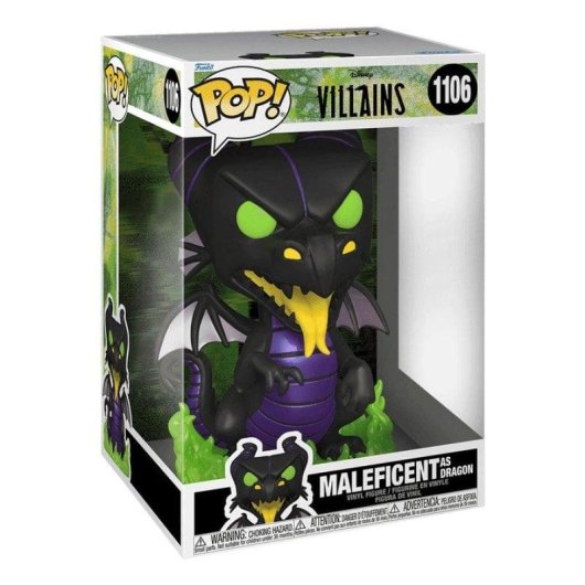 Figura coleccionable Funko Jumbo Maléfica Dragón efectos luminosos vinilo 273 mm