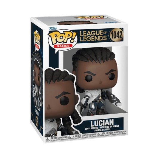 Figurine de collection Funko Lucian League of Legends en vinyle multicolore 104 mm