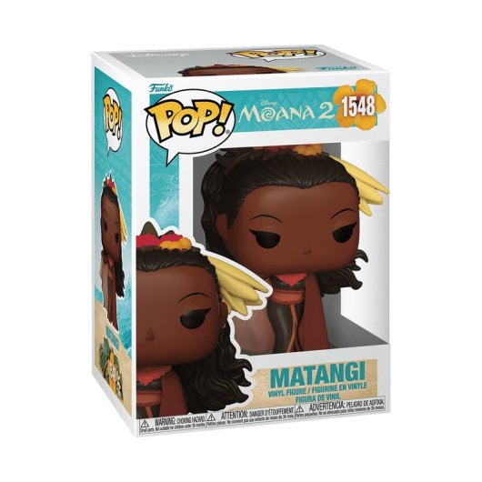 Figura coleccionable Funko Inc Matangi Moana Disney vinilo multicolor 105mm