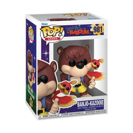 Funko Banjo-Kazooie Sammelfigur, mehrfarbiges Vinyl, 90 mm Fensterbox