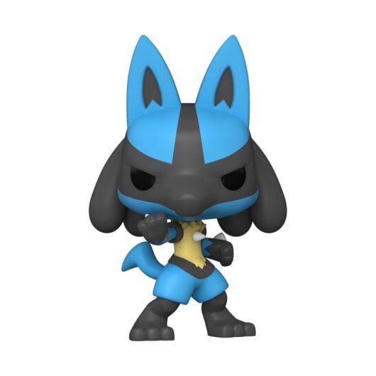 Figura coleccionable Funko Lucario Vinilo Multicolor Pokémon 10cm Caja con ventana
