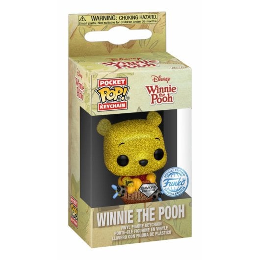 Funko Winnie the Pooh Schlüsselanhänger Mehrfarbige Vinyl-Unisex-Figur Offizielle Lizenz