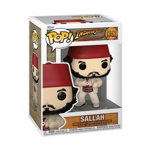Figurine de collection en vinyle multicolore Funko Sallah Indiana Jones 121 mm