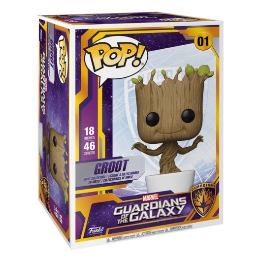 Figura coleccionable Funko Groot Guardians Of The Galaxy vinilo 457mm multicolor