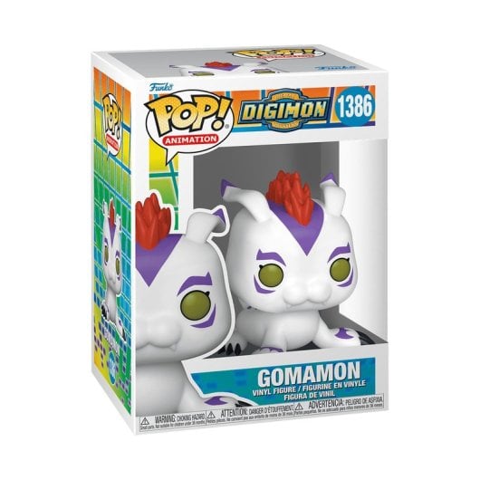 Figura coleccionable Funko Gomamon Digimon vinilo multicolor 93mm